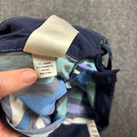 PATAGONIA Women’s W’s Wavefarer Boardshort 5” Water Ribbons: Dam Blue size: 8 - Picture 11 of 11